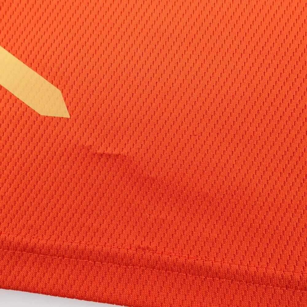 Vintage Nike Clemson Tigers Dri-FIT Polo Orange Short Sleeve Mens Large‎